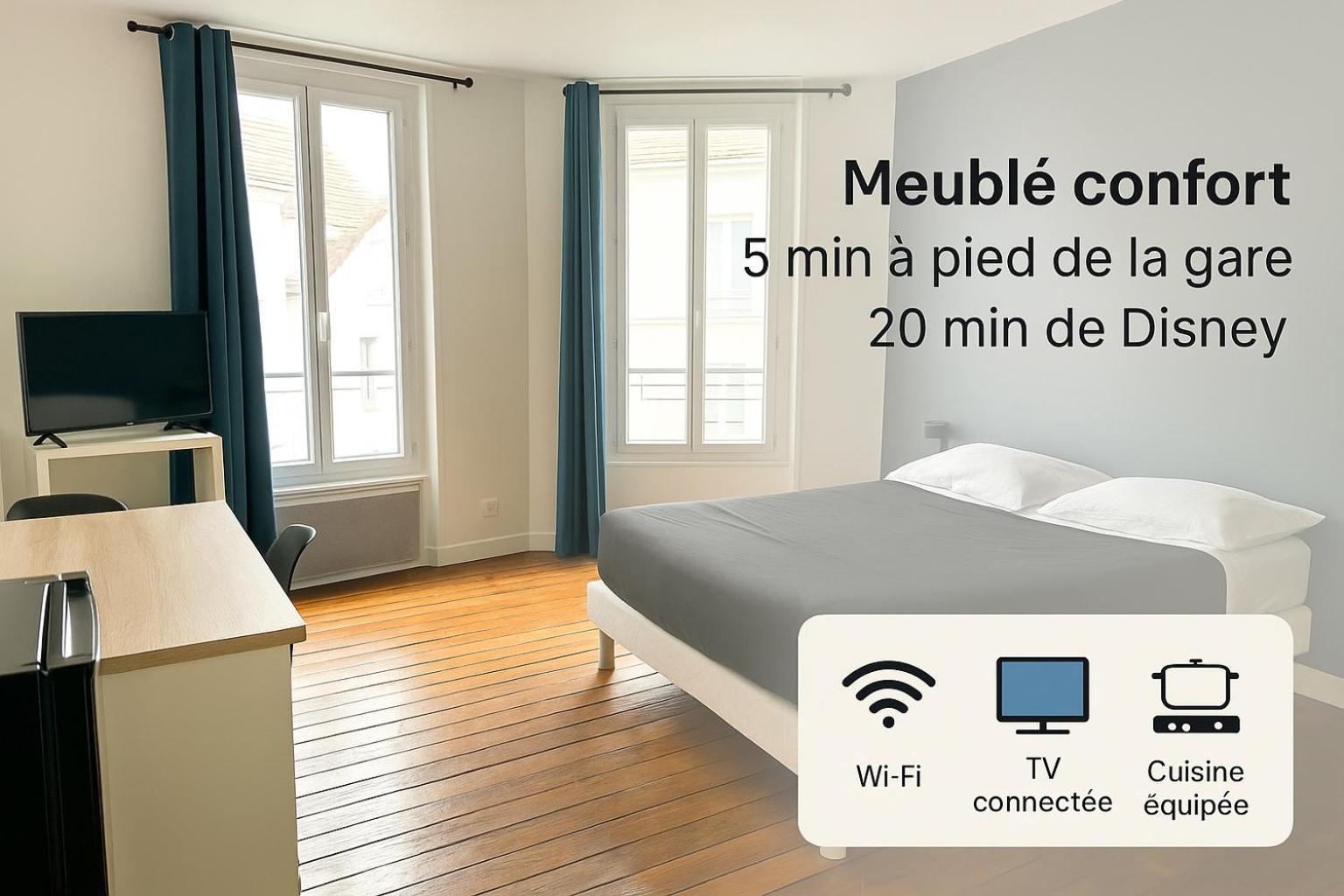 Appartement Maciet 2- Centre Ville Meaux-Gare-Disney Exterior photo